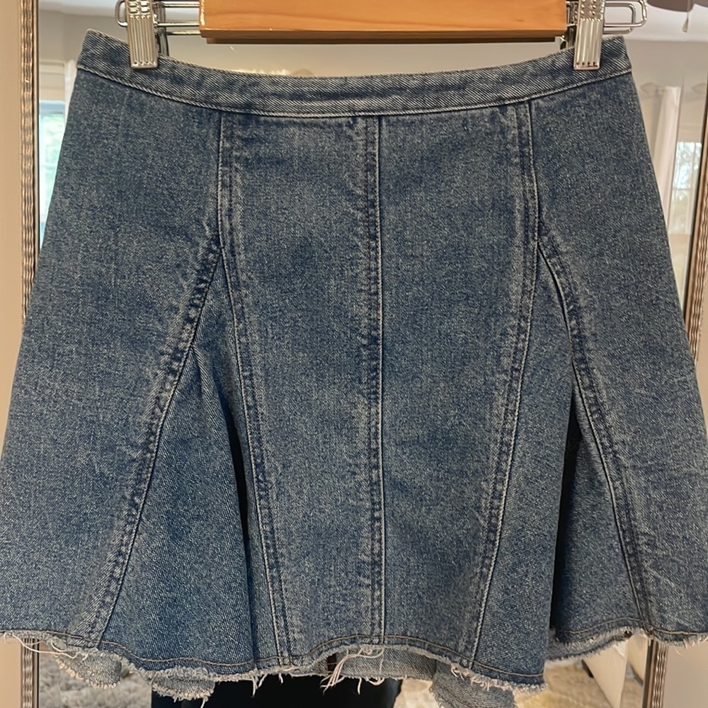 3.1 Phillip Lim Denim Mini Skirt - Picture 4 of 11